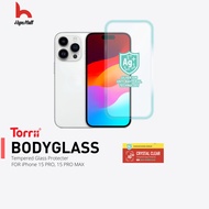 TORRII BODYGLASS for iPhone 15 Pro (6.1")/  iPhone 15 Pro Max (6.7")  Anti-bacterial Coating - Clear