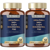 Urolithin A Supplement 1000mg with NAD,CoQ10,Supplement for Women 120 Softgels for Muscle Energy Ant
