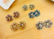 New_ 琥珀糖時光 | Amber Sugar Moments_水晶花耳環