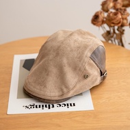 Old Money Style Suede Newsboy Hat