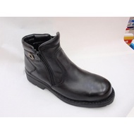 Black Hammer Men Series Men Safety Shoes Mid Cut With Zip - No.4881