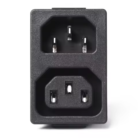 LZ-F-6 IEC C13 and C14 AC Power Socket Power Entry Module Ac power socket Outlet Socket