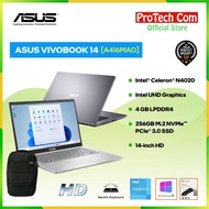Asus Vivobook A416Ma Dualcore N4020 4Gb 256Gb Ssd Intel Hd 14" Ohs W10