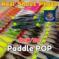 AquaTackle-【SOF030 Paddle POP】Silencer Paddle POP 4pcs/Baby Paddle POP 5pcs Killer Soft Bait Zman Fi