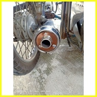 ✧ ◮ ☢ muffler tip /stock pipe tip stainless  tmx125/155 alpha, barako175/bajaj100/125