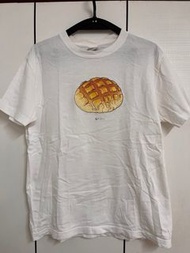 現貨絕版款保羅先生X輔仁大學FJCU菠蘿麵包聯名款可愛畫風白色短袖上衣T恤M