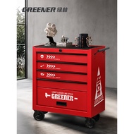 GREENER Storage Cart Coffee Studio Trolley Storage Tin Cabinet Mobile Storage Rack Industrial Style 
