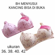BH MENYUSUI KANCING BUKA MOTIF FLOWER RANDOM SUPER BAGUS KANCING BUKA 36 38 40 42 JUMBO MENYUSUI