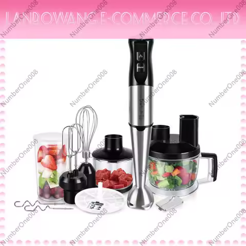Household 10-in-1 Electric Hand Blender Multifunctional Cooking Stick Mixer Whisk Juicer Chopper Imm