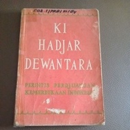 KI HADJAR DEWANTARA'S BOOK - INDONESIAN INDEPENDENCE FIGHTPerintis