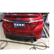 昱盛車業 TOYOTA ALTIS 修改尾飾 彩鈦8.9mm單出 歡迎私訊 ! 多款尾飾管 手工排氣管 手作壓力桶 電子搖控閥門 渦輪進氣管路