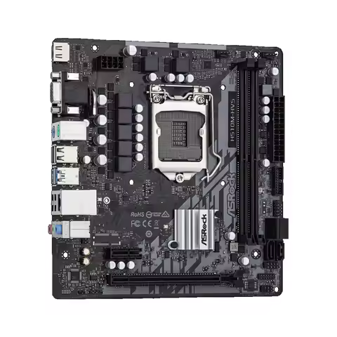 ASRock H510M-HVS LGA1200 DDR4 Micro ATX VGA HDMI Output