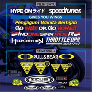 Zeus Helmet Visor Sticker Pack