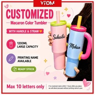 VTOM Thumbler Custom Name tumbler 1200ml tahan sejuk comel Tumbler Custom Name Personalized Gift For
