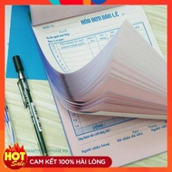 Retail invoice, 2 copies of 13x19cm, self-printed Carboness paper