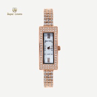 Royal Crown รุ่น 2311L นาฬิกาข้อมือผู้หญิงเล็กๆกันน้ำ ล้อมเพชร แบรนด์เนมแท้  - Vayo Jewelry