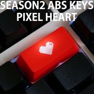 keycaps custom keycaps ESC Red Plain Heart Single Refund Mechanical Keyboard
