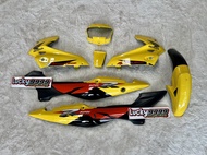 ชุดสีLSตัวใหม่125 สีเหลือง-ดำ ตรงรุ่่น (ไฟหน้าตาเพชร) ครั่งคัน 7ชิ้น 1 (งานABS ไม่ใช่งานพ่นหนังสือพ