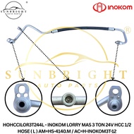 INOKOM LORRY MAS 3 TON 24V HCC 1/2 HOSE ( L ) AM=HS-4140.M / AC=H-INOKOM3T-12