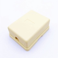 Serial Desk Phone Splitter Box with 1 RJ11 Port to 2 RJ11 Ports