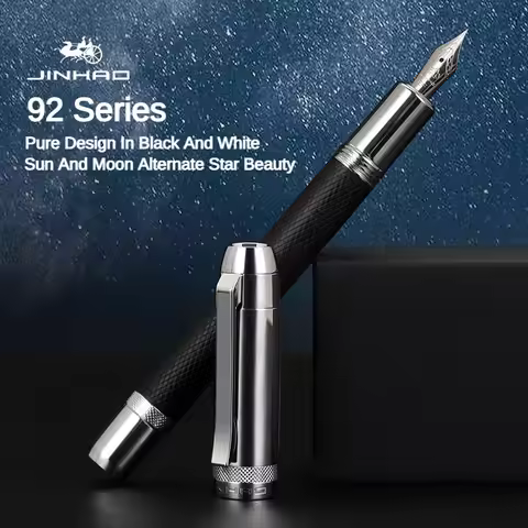 Luxury JINHAO 92 Metal Fountain Pen Star Series EF/F/M Nib Writing Pen for Business Office School Su
