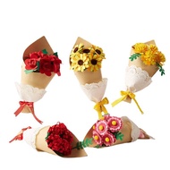Handmade Flower for Kids DIY Flower Hand Bouquet Art Craft No Gadjet Art Fun Activities
