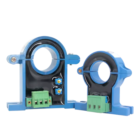 Hall Effect Current Transducer DC0-30A 0-100A 0-500A 0-1000A to 4-20mA 0-10V 0-5V 1-5V RS485 25mm AC