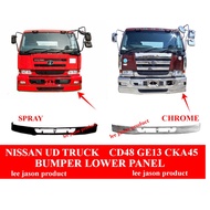 J125S01 NISSAN UD TRUCK CD48 GE13 CKA45 BUMPER LOWER PANEL CHROME OR SPRAY