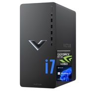 HP Victus 15L i7 RTX 4060 Premium Gaming Desktop, Intel i7-14700F (Beats Intel i9-12900F), GeForce R