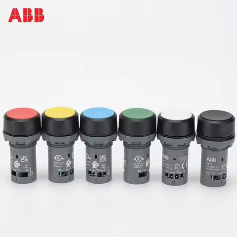 M22.5 CP1-10 CP1-30 CP2-10 CP1-11 CP1-13 G/R/Y/B/L/W/C Type C ABB pushbutton Switch CP1-10G-10 CP1-3