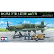 Plastic Model Assembly TAMIYA Scale 1/48 Dornier Do335A Pfeil & Kubelwagen Type 82 Set (25206)
