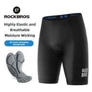 ROCKBROS 3XL Gel Padding Pants Short Underwear Men's Sports Foam Cycling Shorts Men's Cycling Quick 