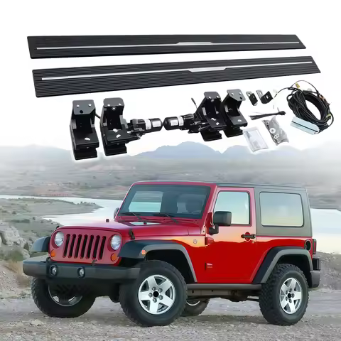 Deployable Power Side Step Electric Running Boards fits for Jeep Wrangler JK 2 Door 2011-2017 Powers
