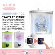 [SG Stock]2L Mini Laundry cup Washing Machine Portable Washing Machine Underwear Socks Washing Machi
