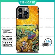 Grateful Dead Gold Road Phone Case for iPhone 14 Pro Max / iPhone 13 Pro Max / iPhone 12 Pro Max / X