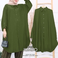 KEMEJA Jumbo XXL Tunic Shirt LD 120 Women's Shirt Collar