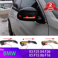 Dynamic Blinker Turn Signal Light Side Mirror Indicator LED Flashing Light for BMW X3 F25 X4 F26 X5 F15 X6 F16 2014-2018