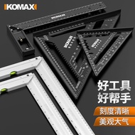 Komax Angle ruler 90 degrees Angle ruler Universal ruler High precision corner ruler Wooden work