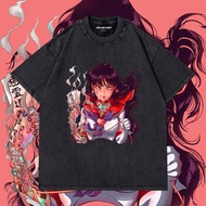 #現貨 火星仙子 火野麗 賽博龐克美少女戰士 機械手臂 惡靈退散 做舊水洗純棉短TEE 台灣製