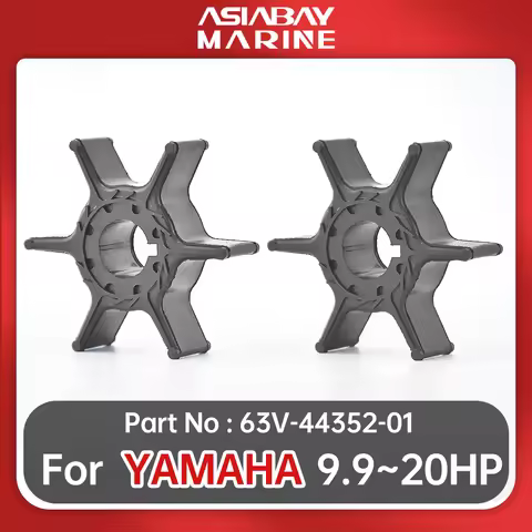 63V-44352-01 Water Pump Impeller For Yamaha Outboard Engine 2/4 Stroke F9.9 F15 F20 9.9hp 15hp 20hp 