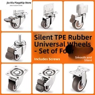 gumahus | Stainless Steel 304 Swivel Wheel 1 Inch