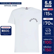Tommy Hilfiger เสื้อยืดผู้ชาย รุ่น MW0MW33686 YBR - สีขาว