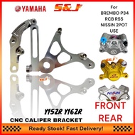 EXTRA LONG Y15 Y15ZR Y16 Y16ZR PNP  CNC CALIPER BRACKET FRONT REAR P34 R55 2POT FOR NISSIN BREMBO RC