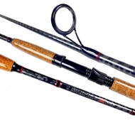 คันสปิ๋ว Ashino รุ่น Sunfire X G2 เวท 8-15LB ขนาด 7-10ฟุต 2 ท่อน ลาย X-cross ทั้งคัน คันตกปลาเกล็ด คันตกปลา