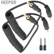 HEEPDD 2x 3.5mm‑6.35mm Synchronization Connecting Line Cable for Digital Camera 30-70cm