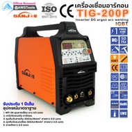 SANJOE เครื่องเชื่อมอาร์กอน รุ่น TIG 200P มี PULSE ระบบ IGBT inverter กระแสเต็ม 200A #ตู้เชื่อมทิก #