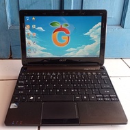 Acer Aspire One D257 Hitam Netbook Notebook 2GB Second Bekas AOD257