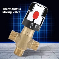 G1 / 2 "วาล์วผสมน้ำร้อนเย็น Faucet Pipe Thermostatic Temperature Control