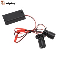AIPING Jewelry Display Spotlight, 1-to-2 3V LED Spot Light, Small 46cm / 18.11in Wire Length Battery