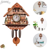 LUSHUN9057990 Living Room Handcraft Retro Quartz Wooden Cuckoo Clocks Wall Clock